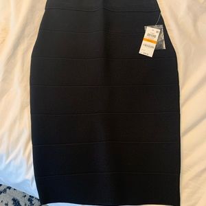 Bar III black bandage skirt